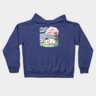 I'm not lazy, I'm just on energy saving mode Kids Hoodie